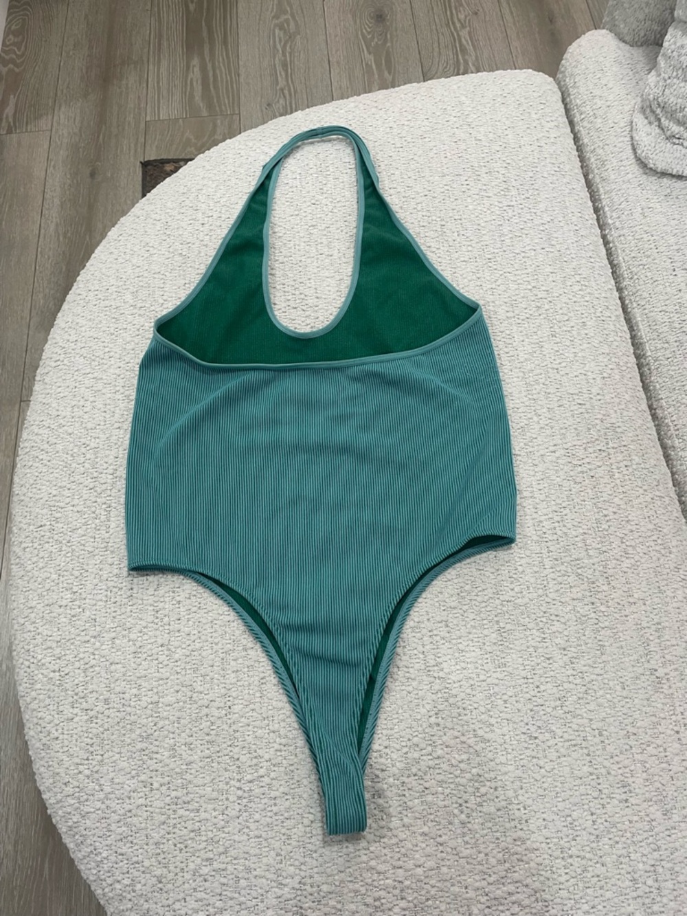 wild fable Seafoam Green Ribbed Halter Tank Top - Picture 3 of 3